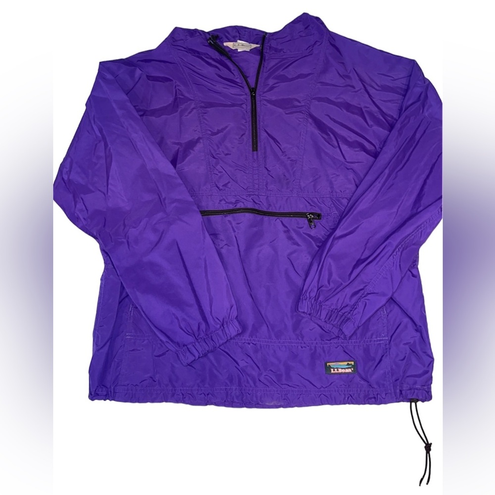 Vintage Purple L.L. Bean Windbreaker, Adult XL